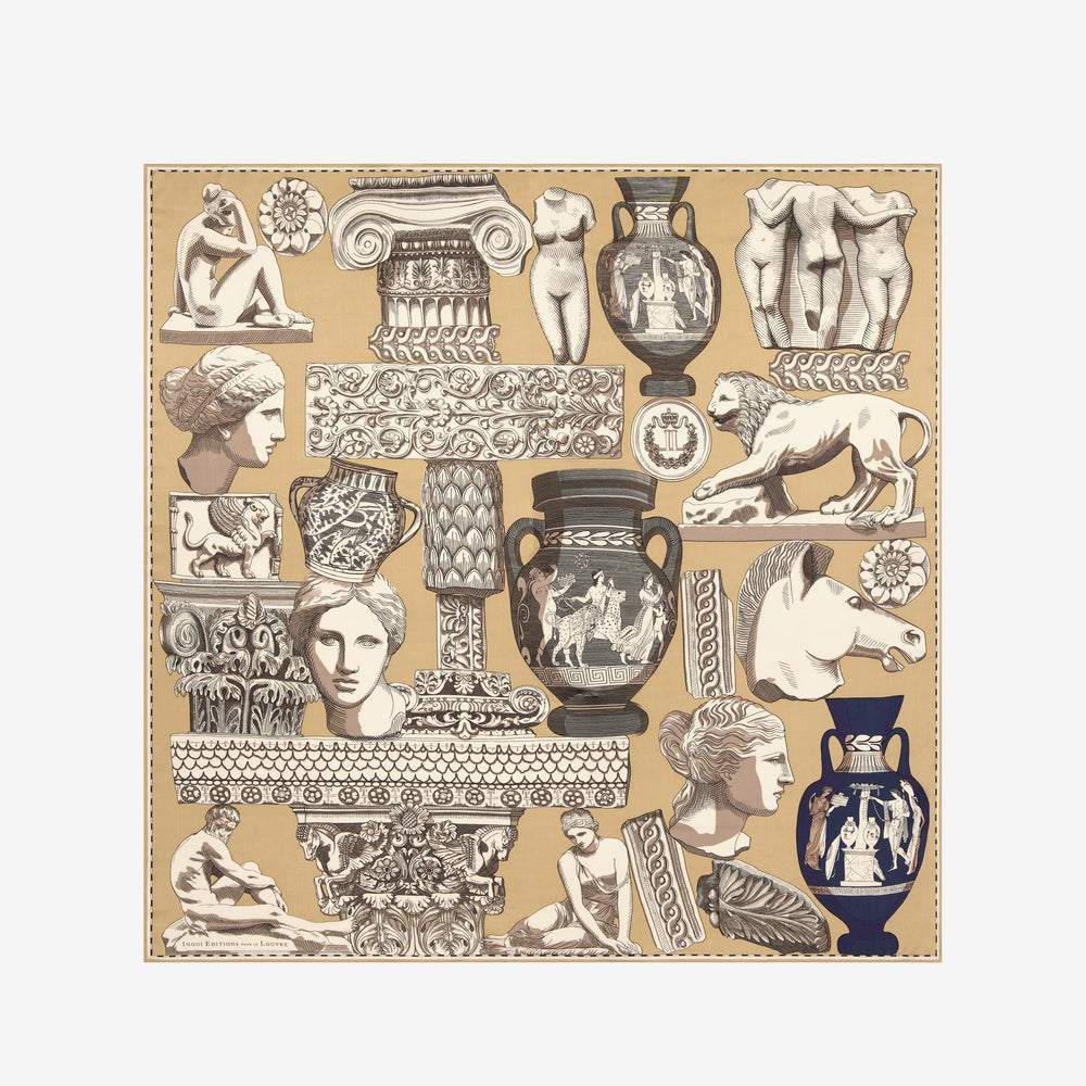 Inoui Editions Scarf 130, Archives Beige, image 1 of 9