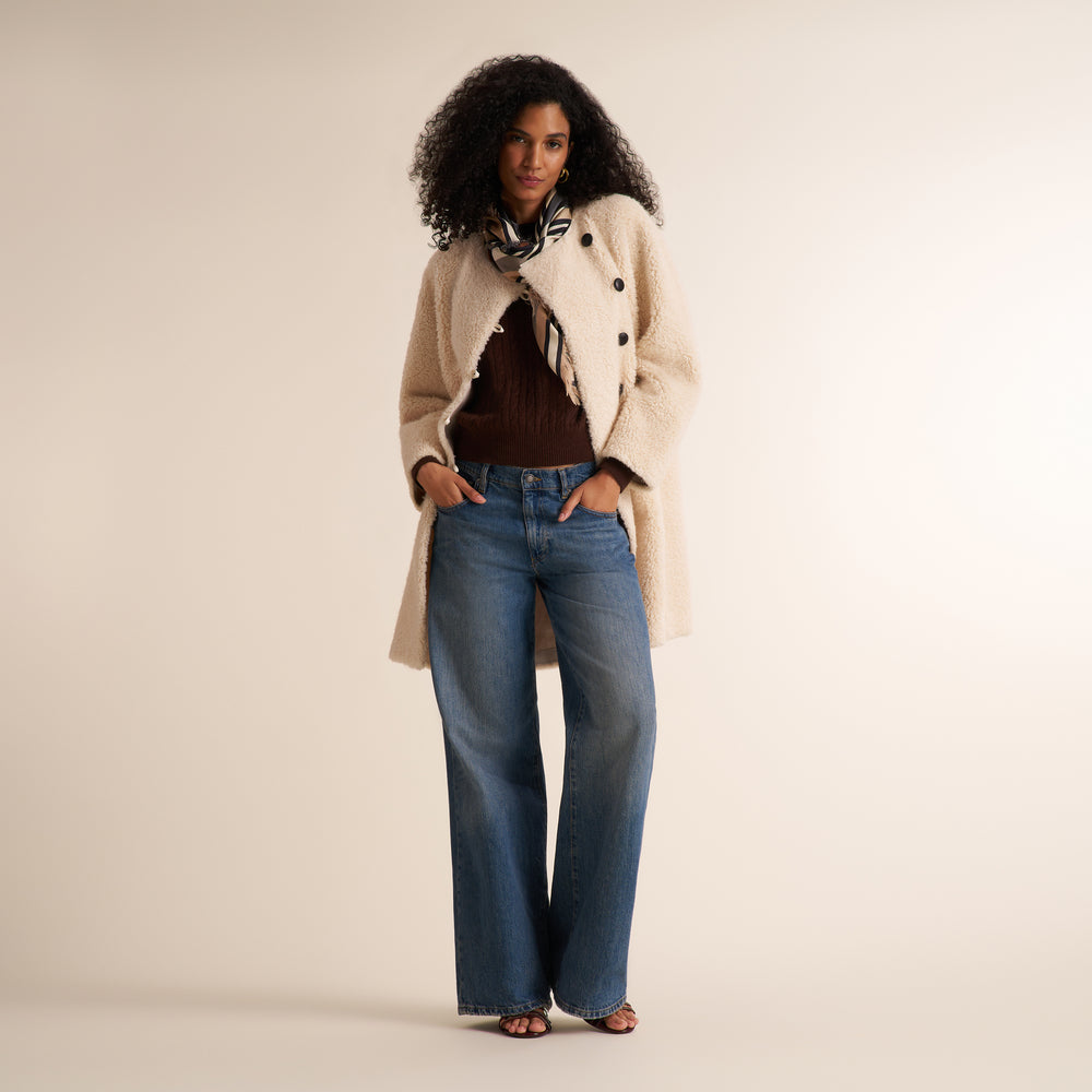 Frisson Fur Shelly Jacket - Shearling :: Ivory