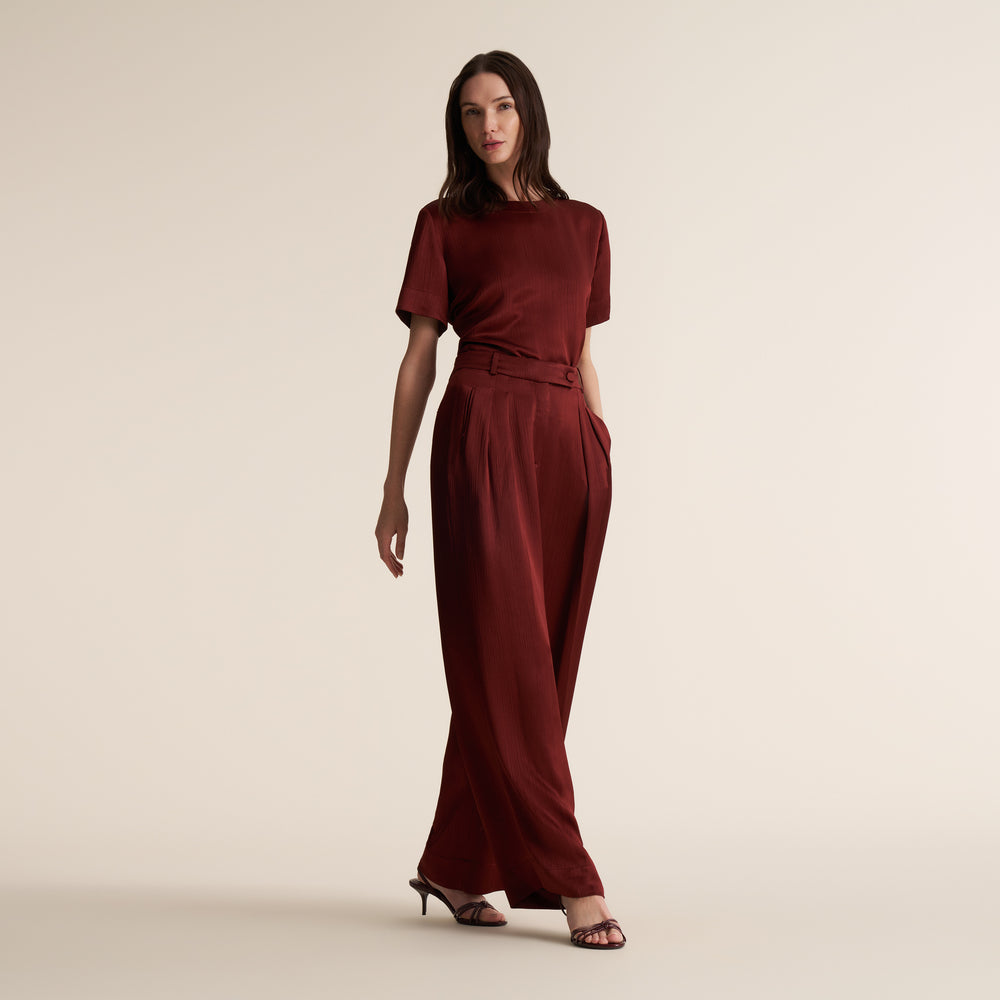 Annika Fancy Tee, Redwood, image 6 of 8