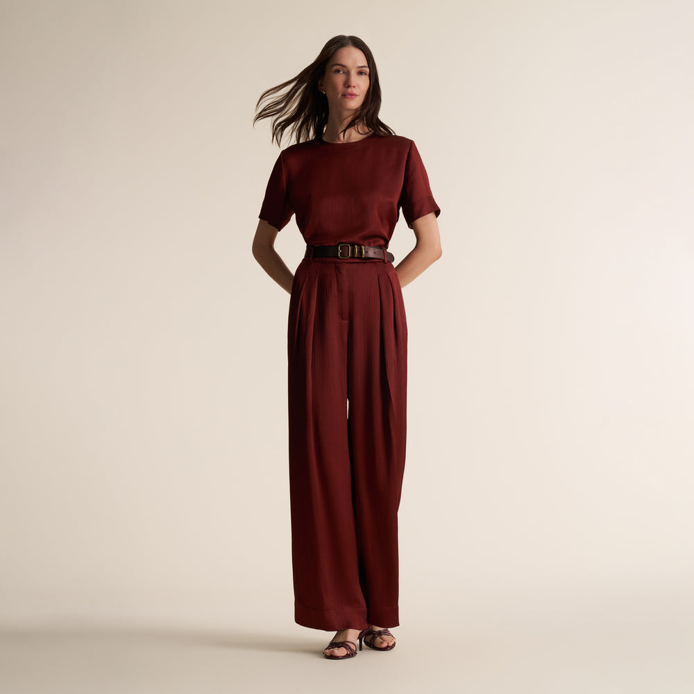 Annika Fancy Tee, Redwood, image 7 of 8