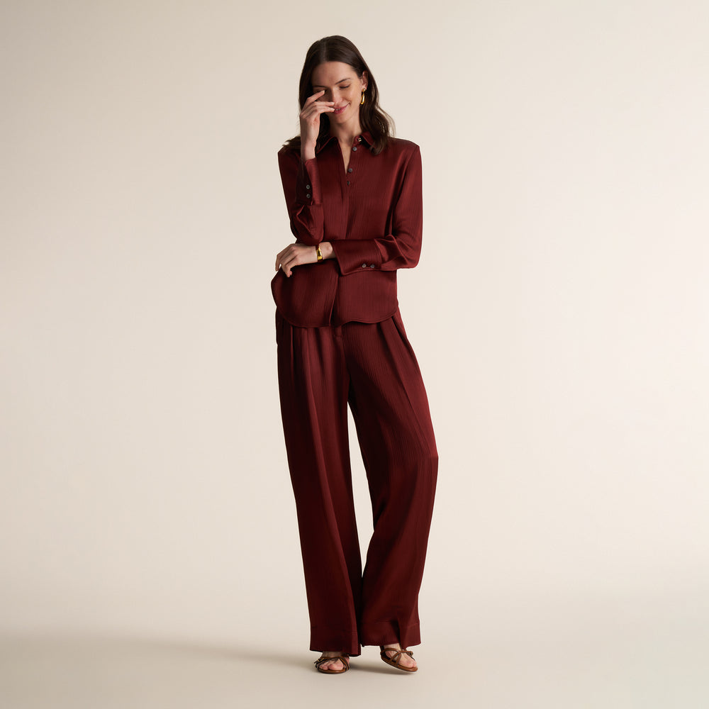 Tatum Button-Down Shirt, Redwood, image 4 of 15