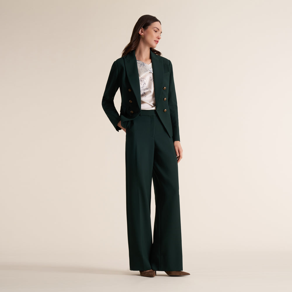 Tinsley Wide-Leg Trouser, Dark Forest, image 4 of 16
