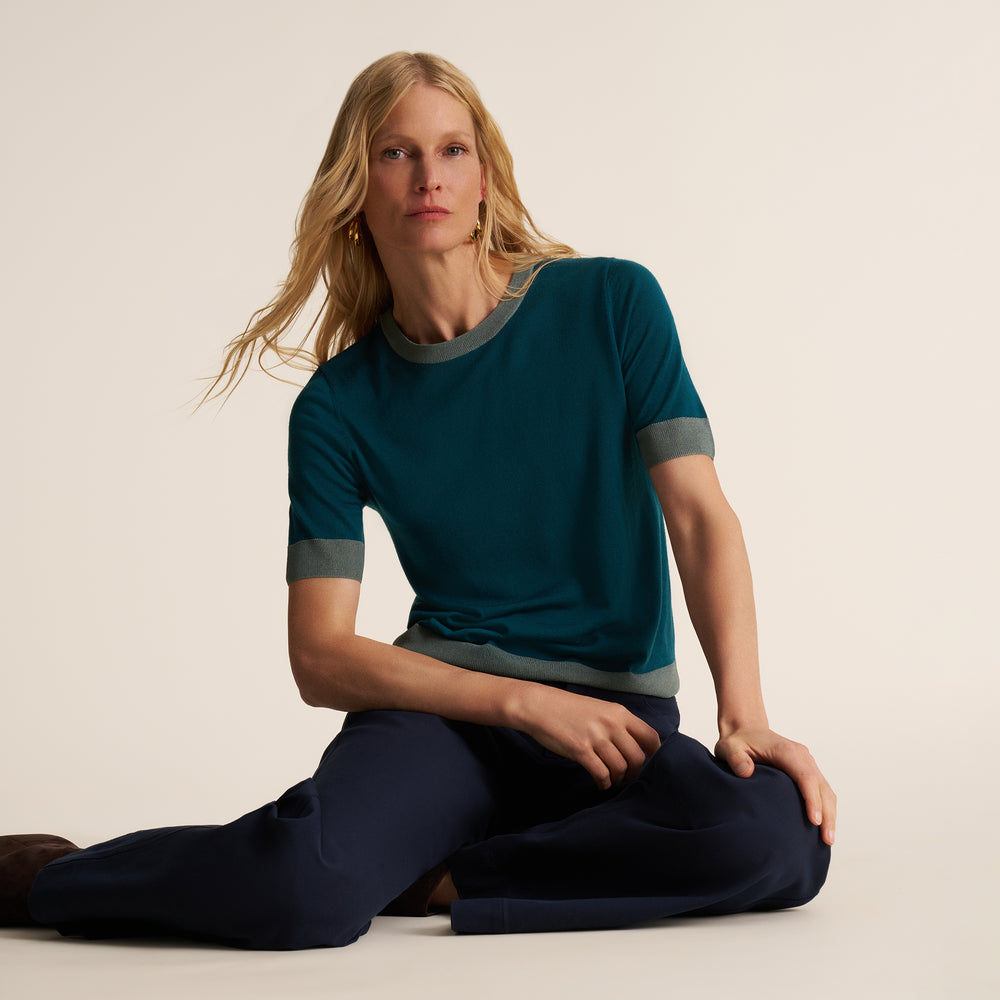 Becca Tee, Deep Peacock, image 4 of 5