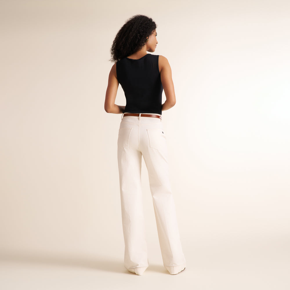 Milo All-Day Jean, Bright Ivory, image 5 of 9