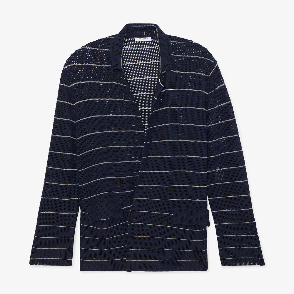 packshot image of the cody jardigan in dot knit