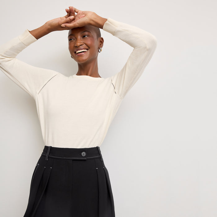 Larissa Pointelle Sweater