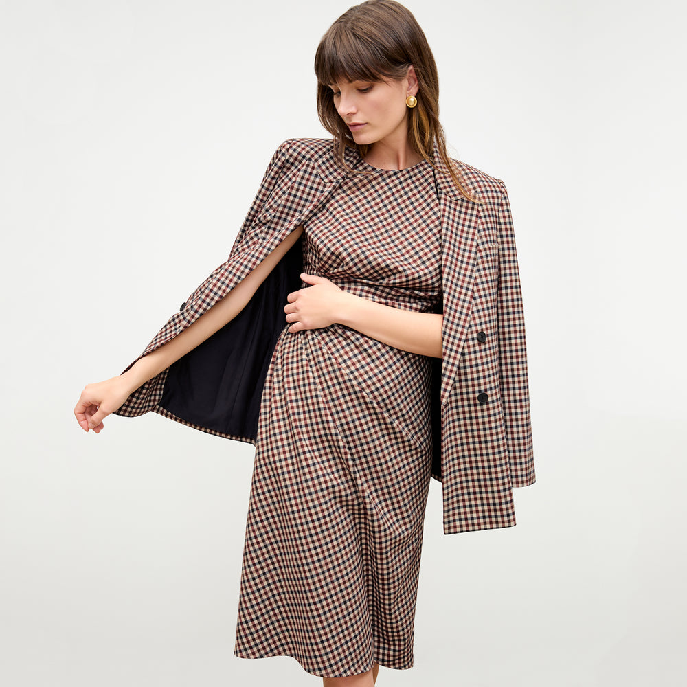 Jeannine Dress, Windowpane Multi, image 3 of 9