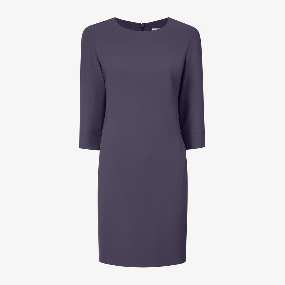 packshot image of the lancia dress in cool charcoal