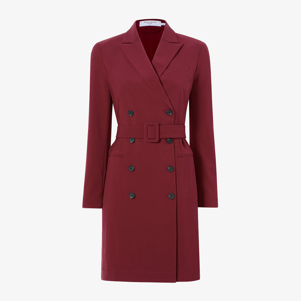 Packshot image of the Gwynne Dress in Berry Jam
