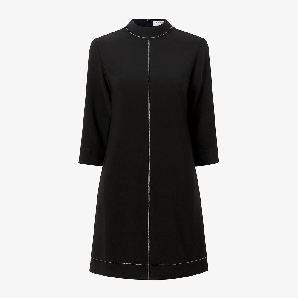 packshot image of the kinsley dress in black