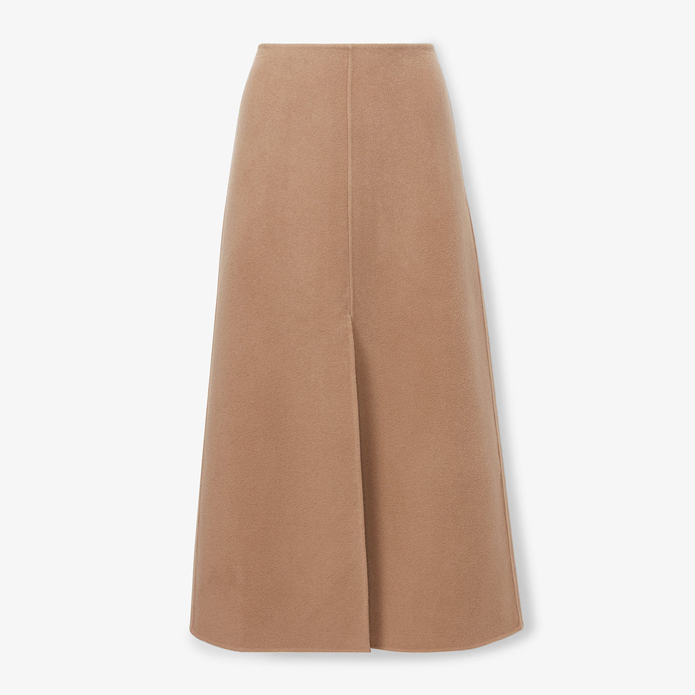 packshot image of the kerri skirt in camel