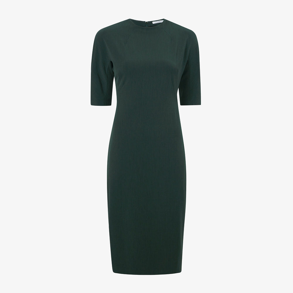 packshot image of the farnoosh dress in emerald