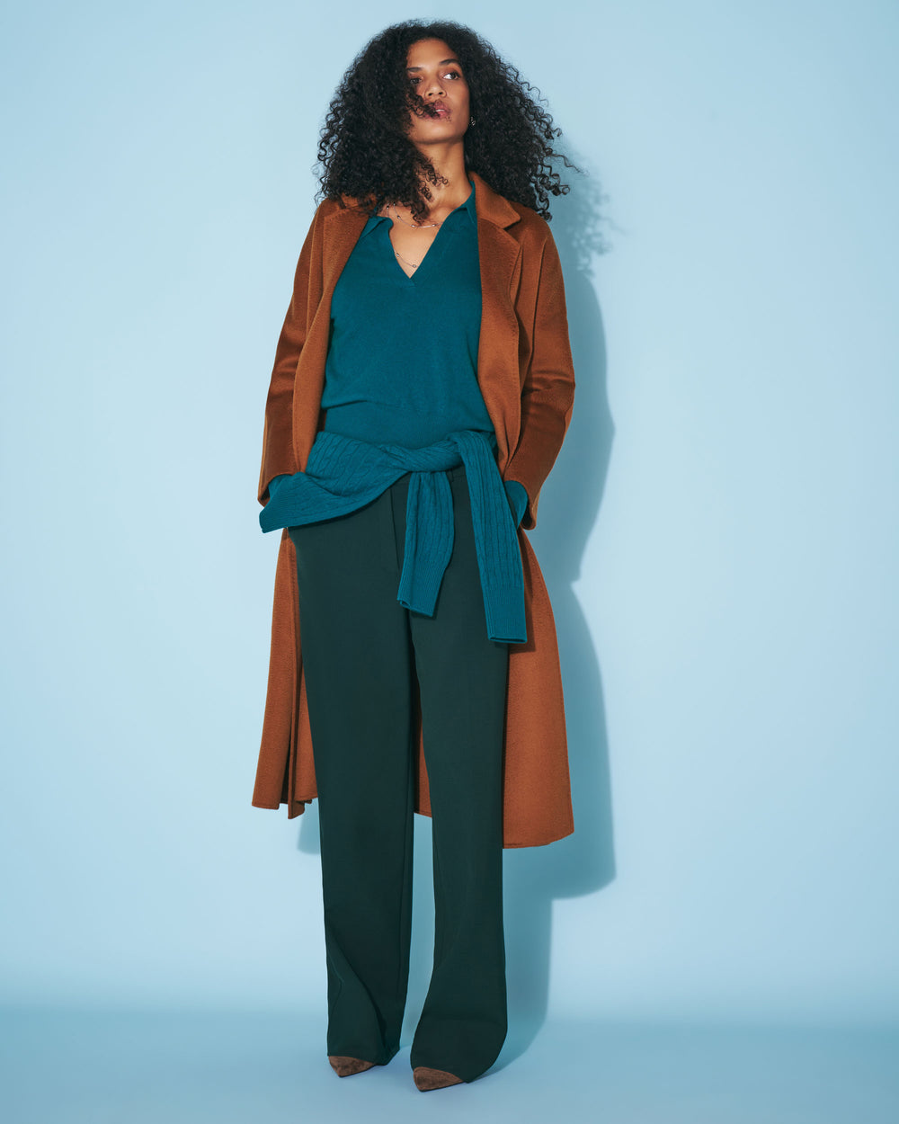 Tinsley Wide-Leg Trouser, Dark Forest, image 14 of 16