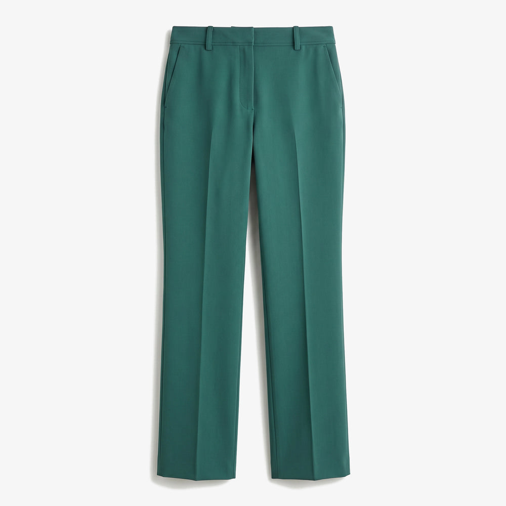 Teal pants on a white background