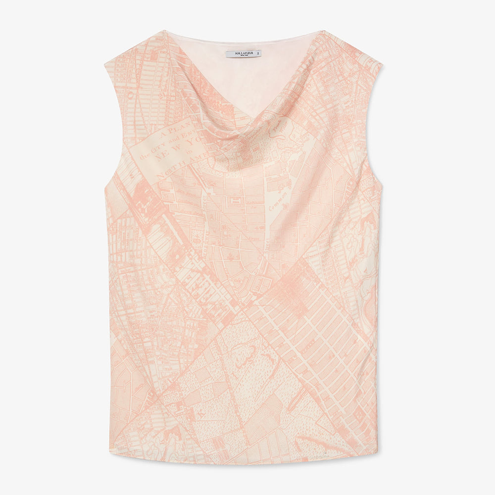 Packshot image of the Rowling top in ivory / cameo