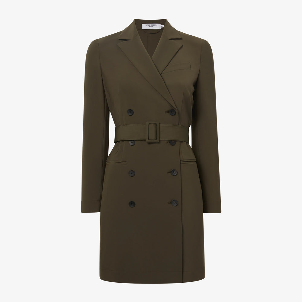 still image of the gwynne dress in olive