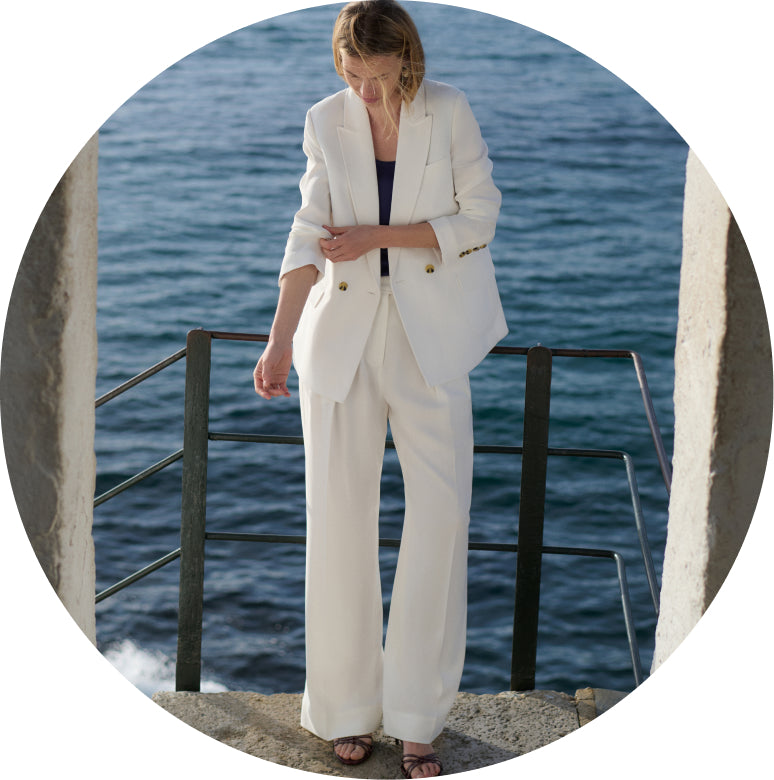 O'Hara blazer, styled several ways