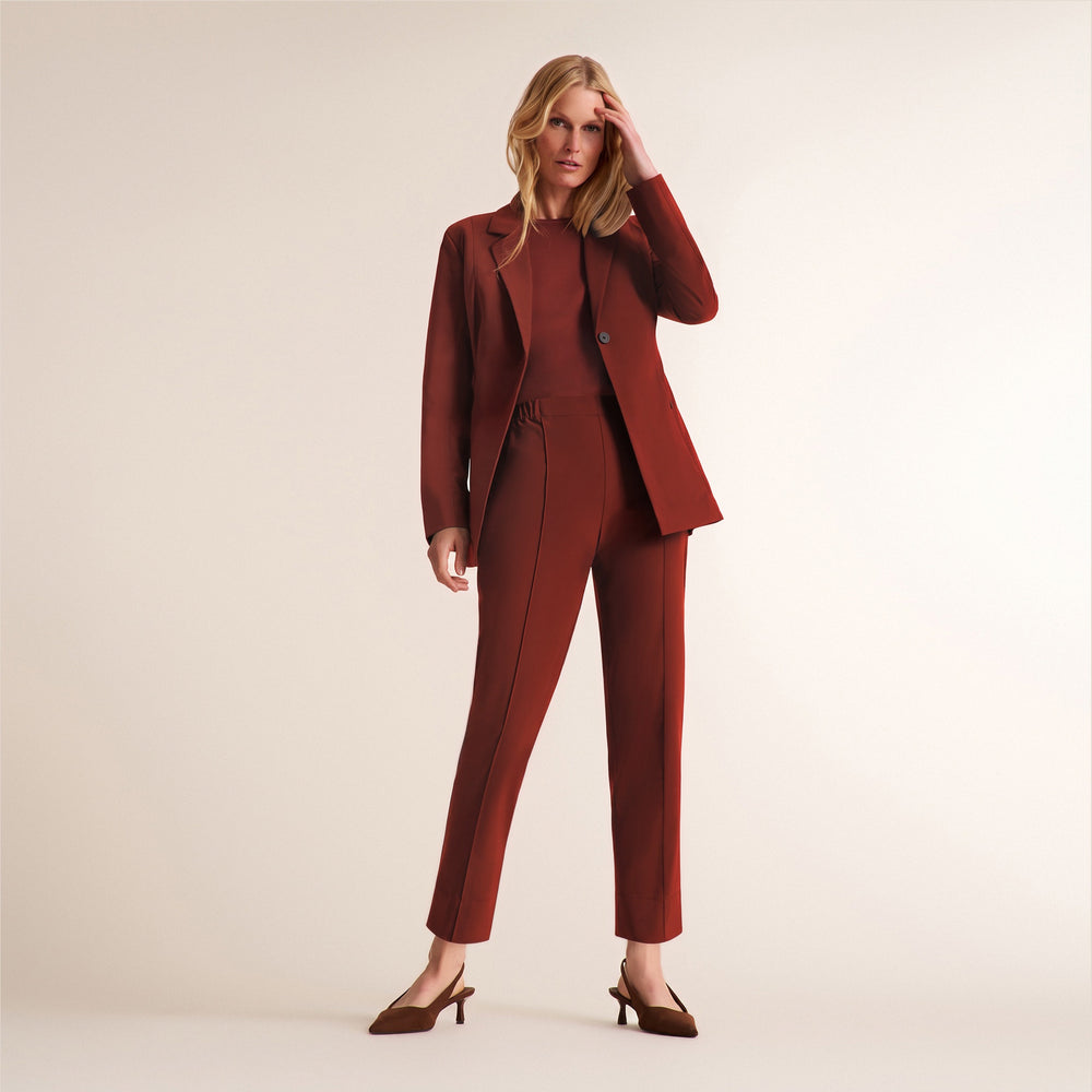 Choe All-Season Top - 365 Stretch Knit :: Fired Brick