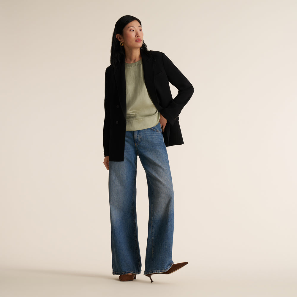 Annika Fancy Tee, Light Sage, image 6 of 8