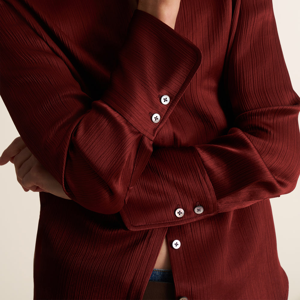 Tatum Button-Down Shirt, Redwood, image 2 of 15