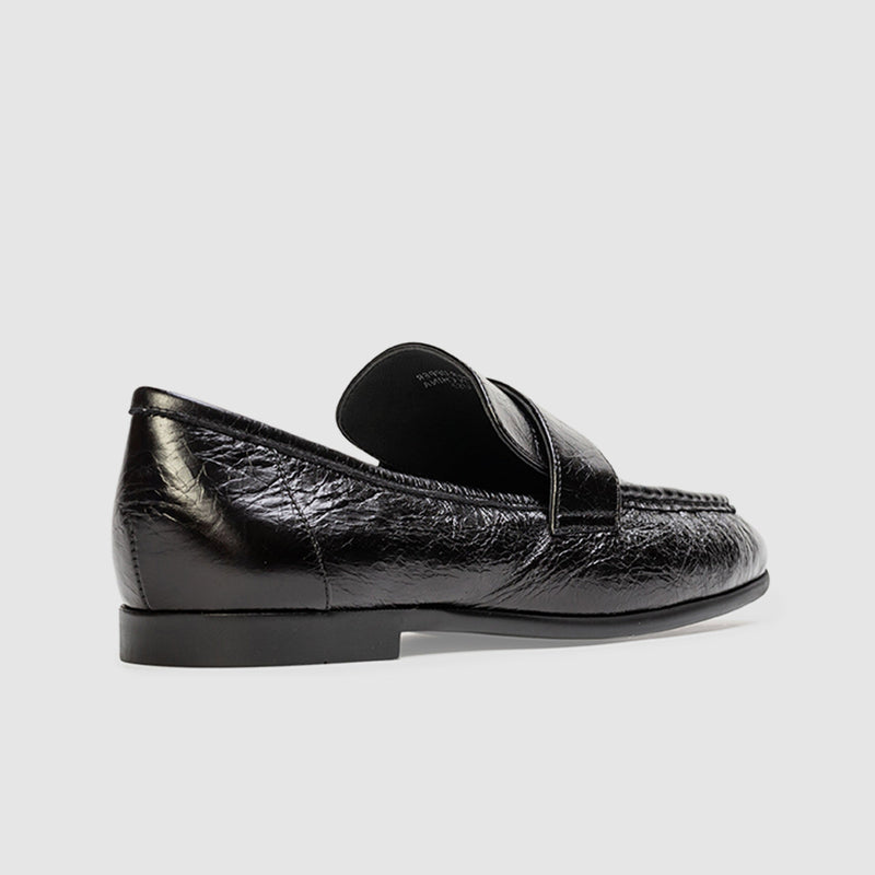 Black Suede Studio Arrow Loafer