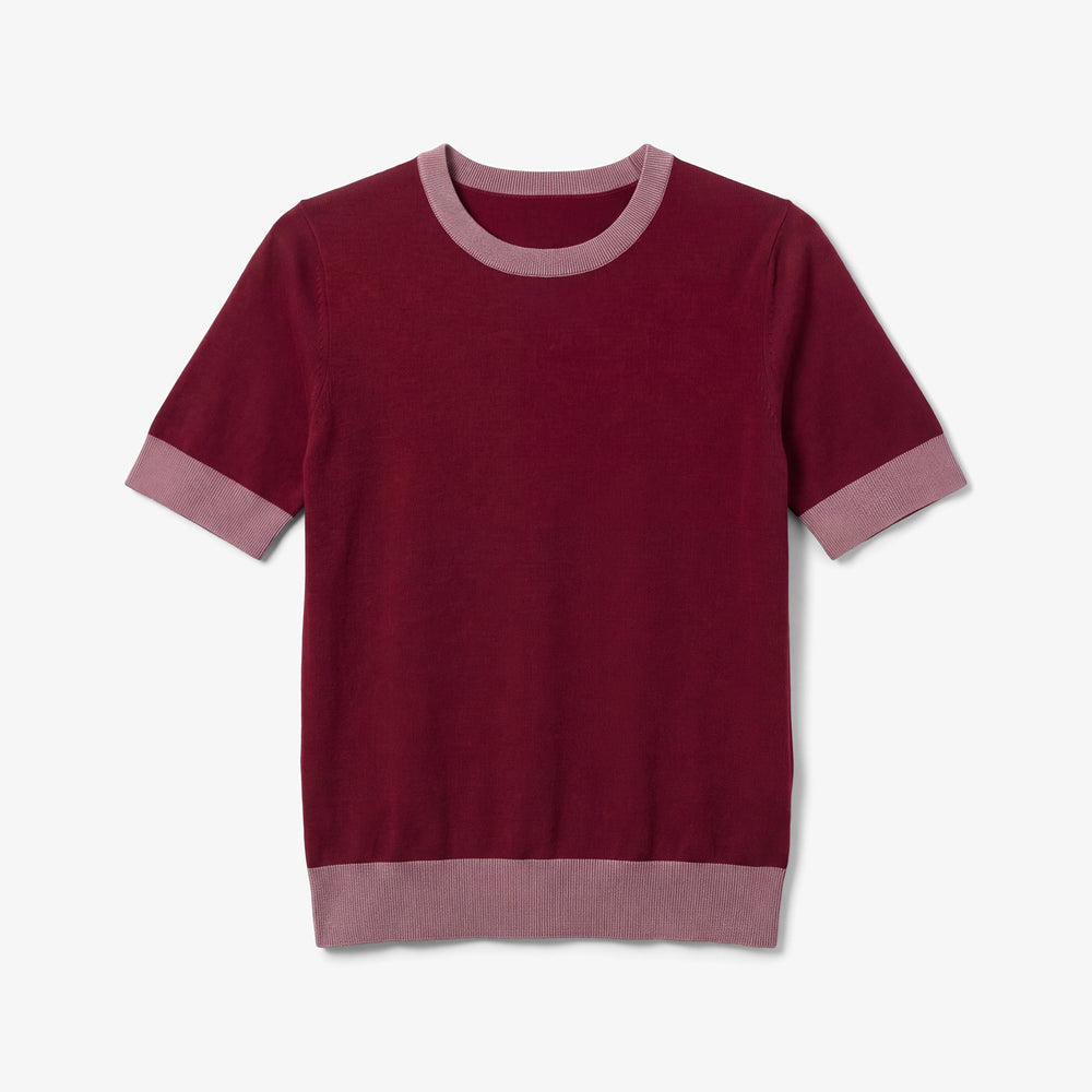 Becca Tee, Deep Berry, image 6 of 6