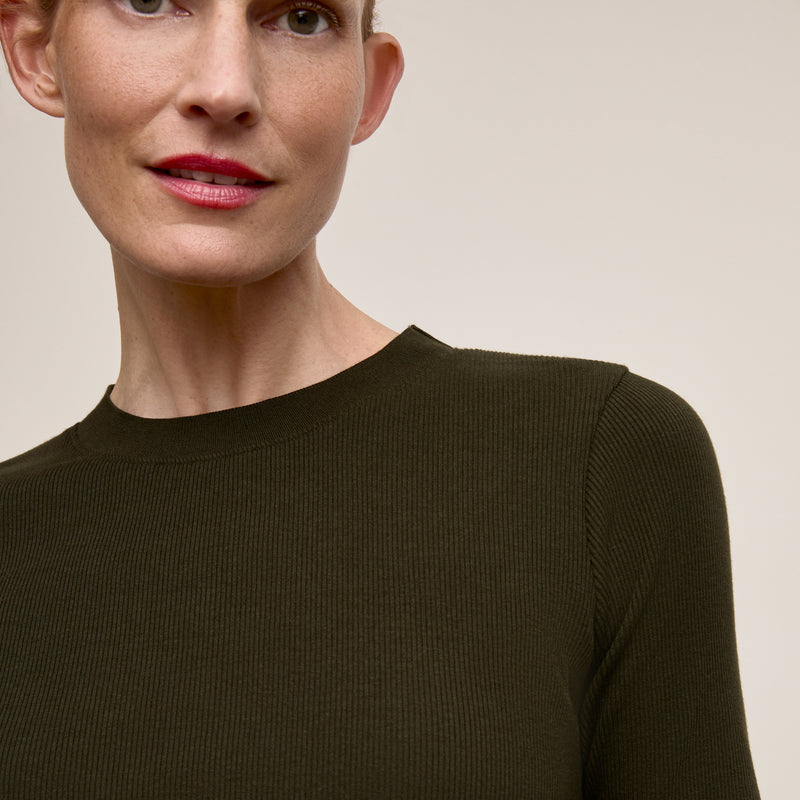 Blanche Button-Back Top