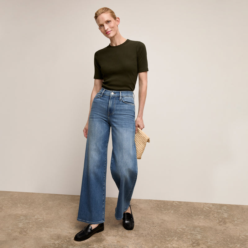 Blanche Button-Back Top
