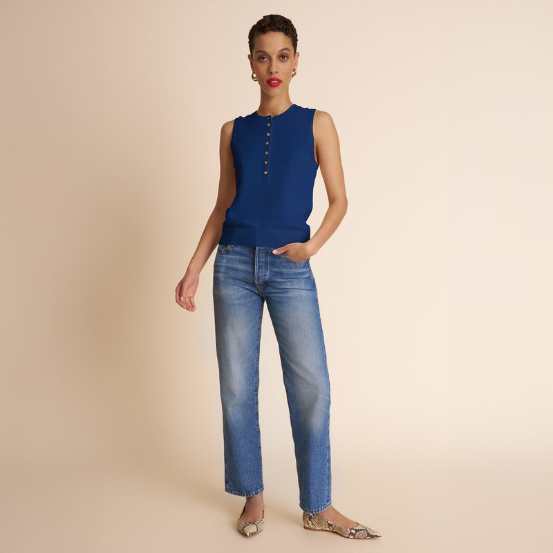 Crimmins Pointelle Tank