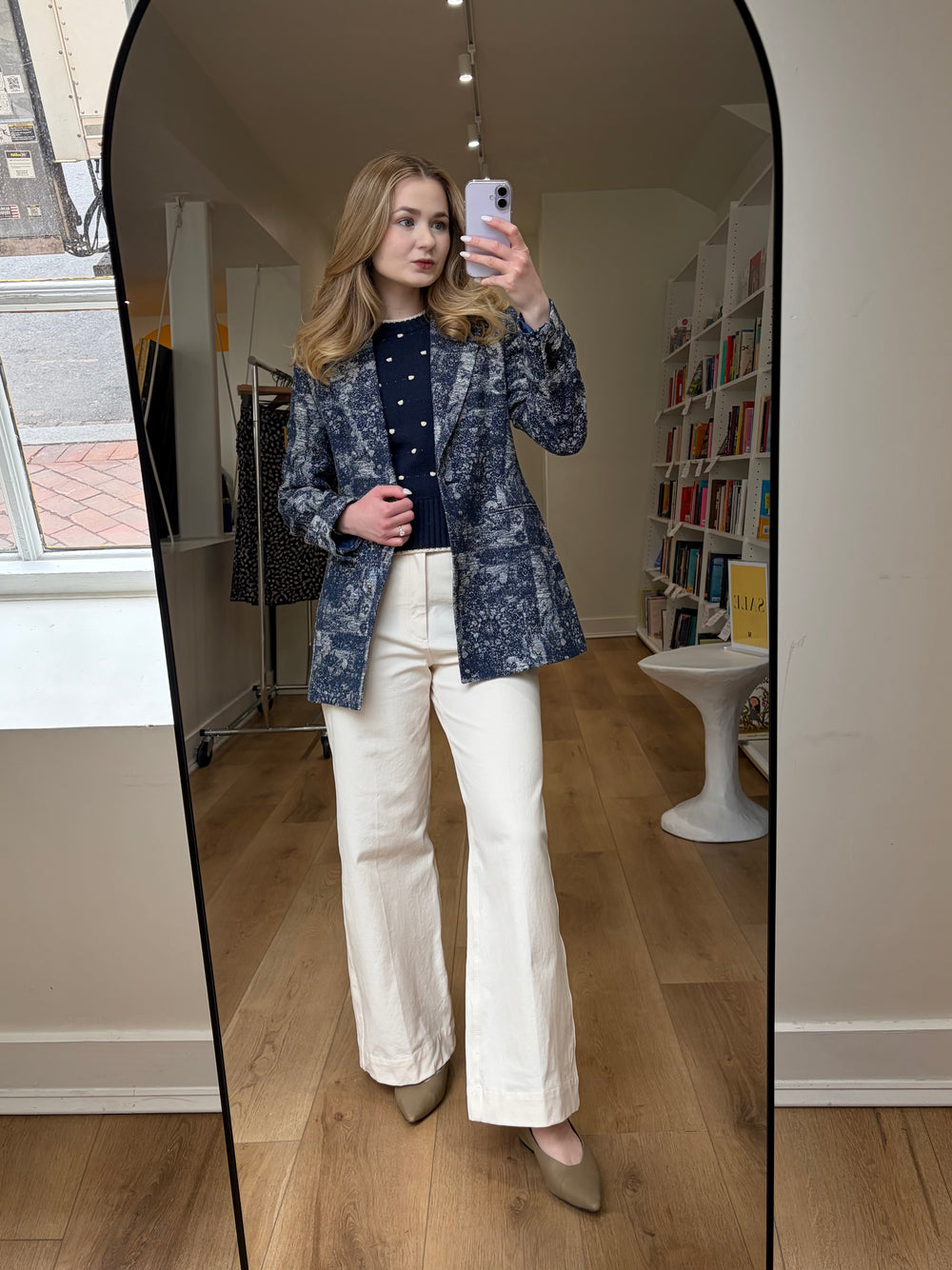 Milo All-Day Jean, Bright Ivory, image 6 of 9