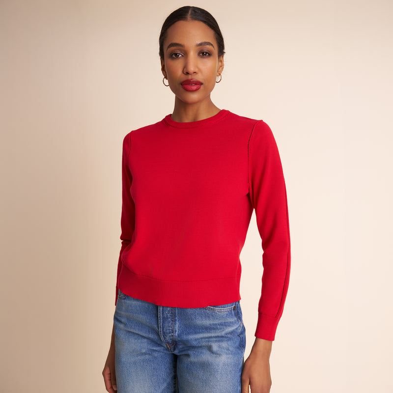 Larissa Pointelle Sweater