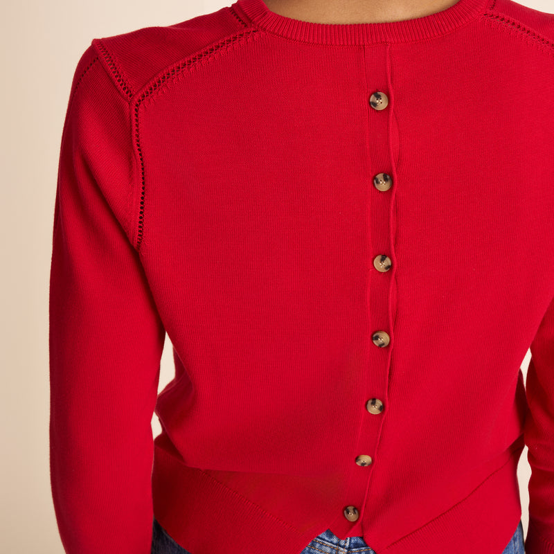 Larissa Pointelle Sweater