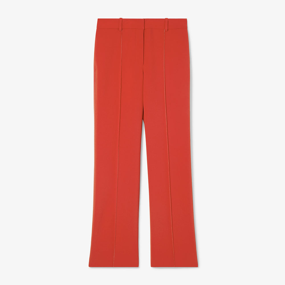 packshot image of the lowen pant in ginger with topstitch