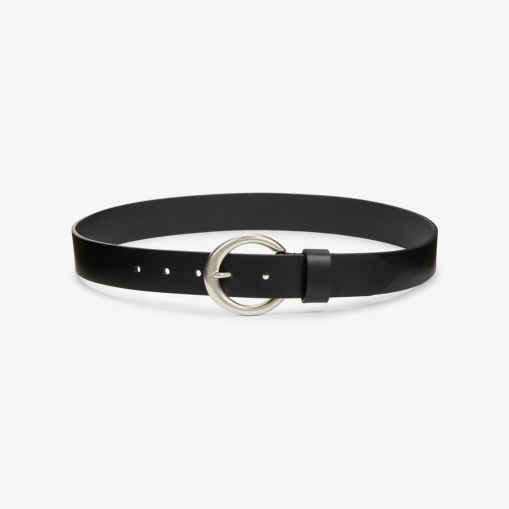 Packshot image of the Circle Buckle Belt in Black