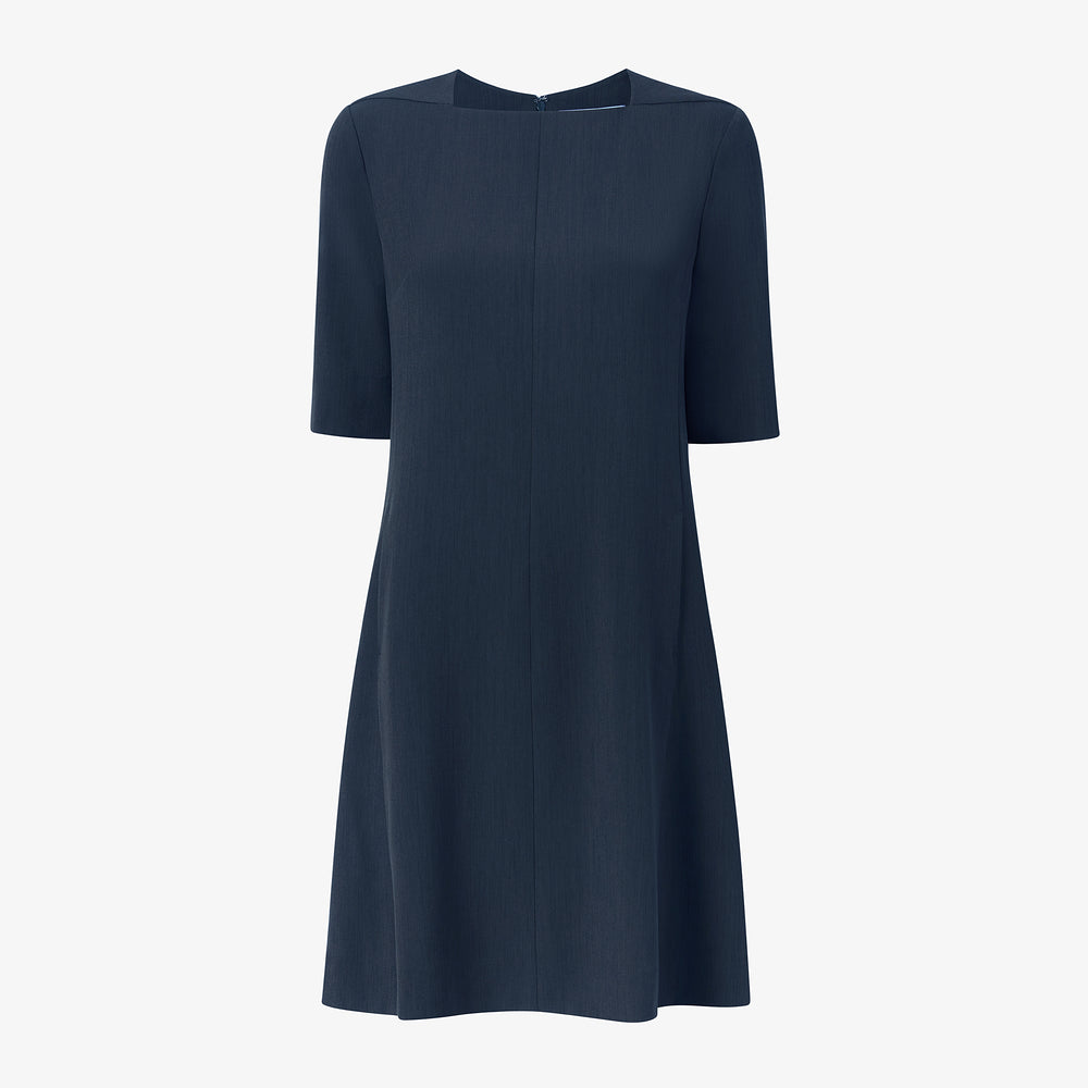 Still image of the Emily Dress in Dark Navy