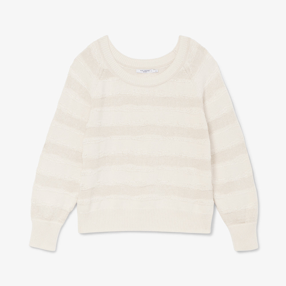 Packshot image of the jo sweater in moonbeam