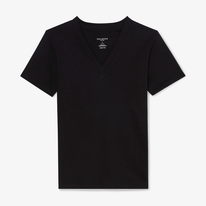 Lee V-Neck T-Shirt-Pima Cotton