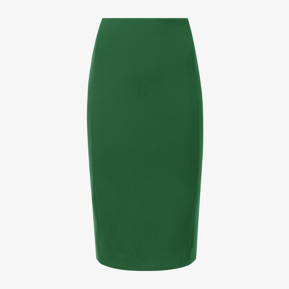 packshot image of the chantal skirt in shamrock
