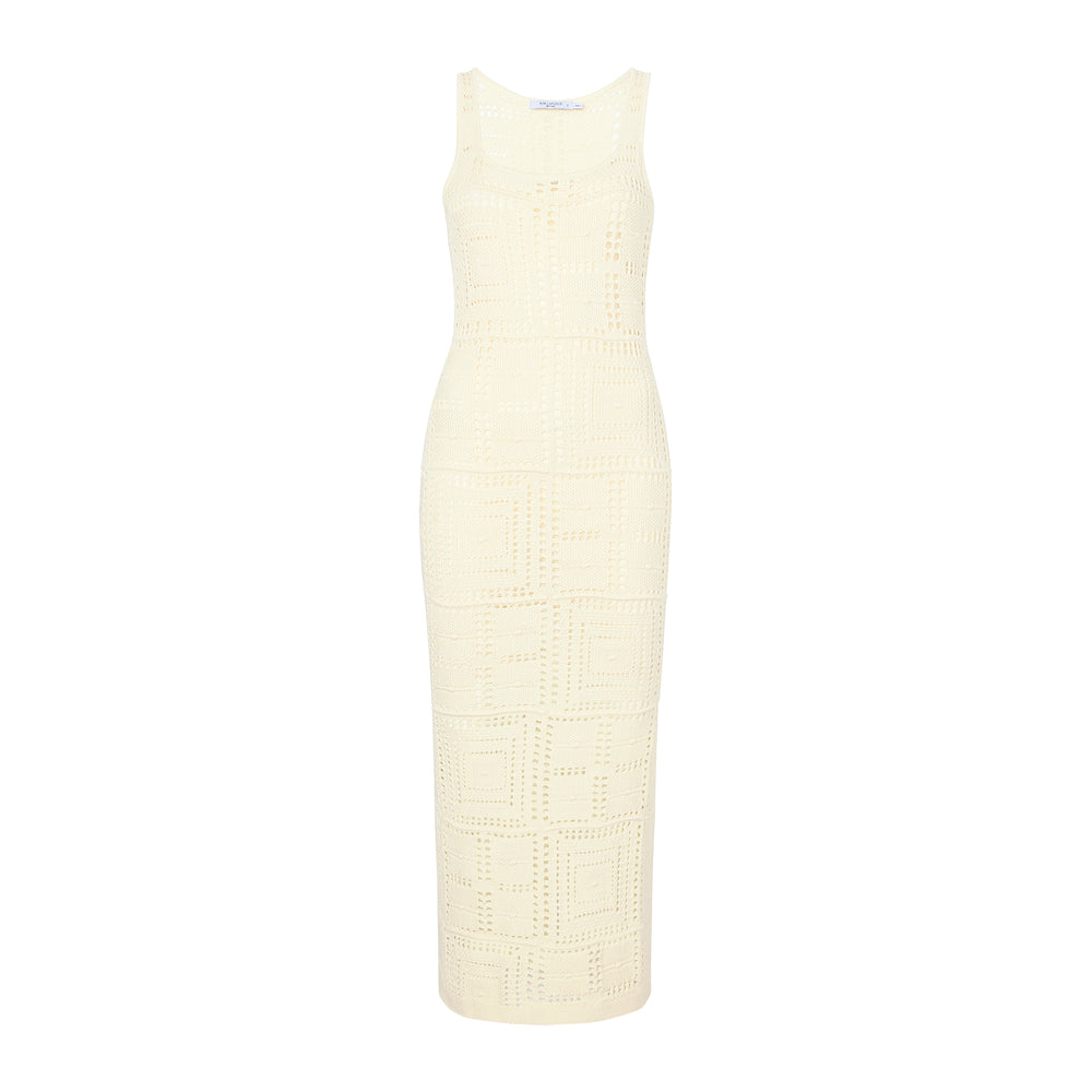 packshot image of the fina dress in natural