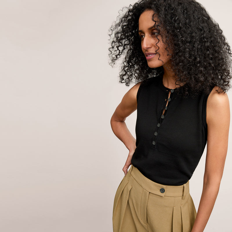 Crimmins Pointelle Tank