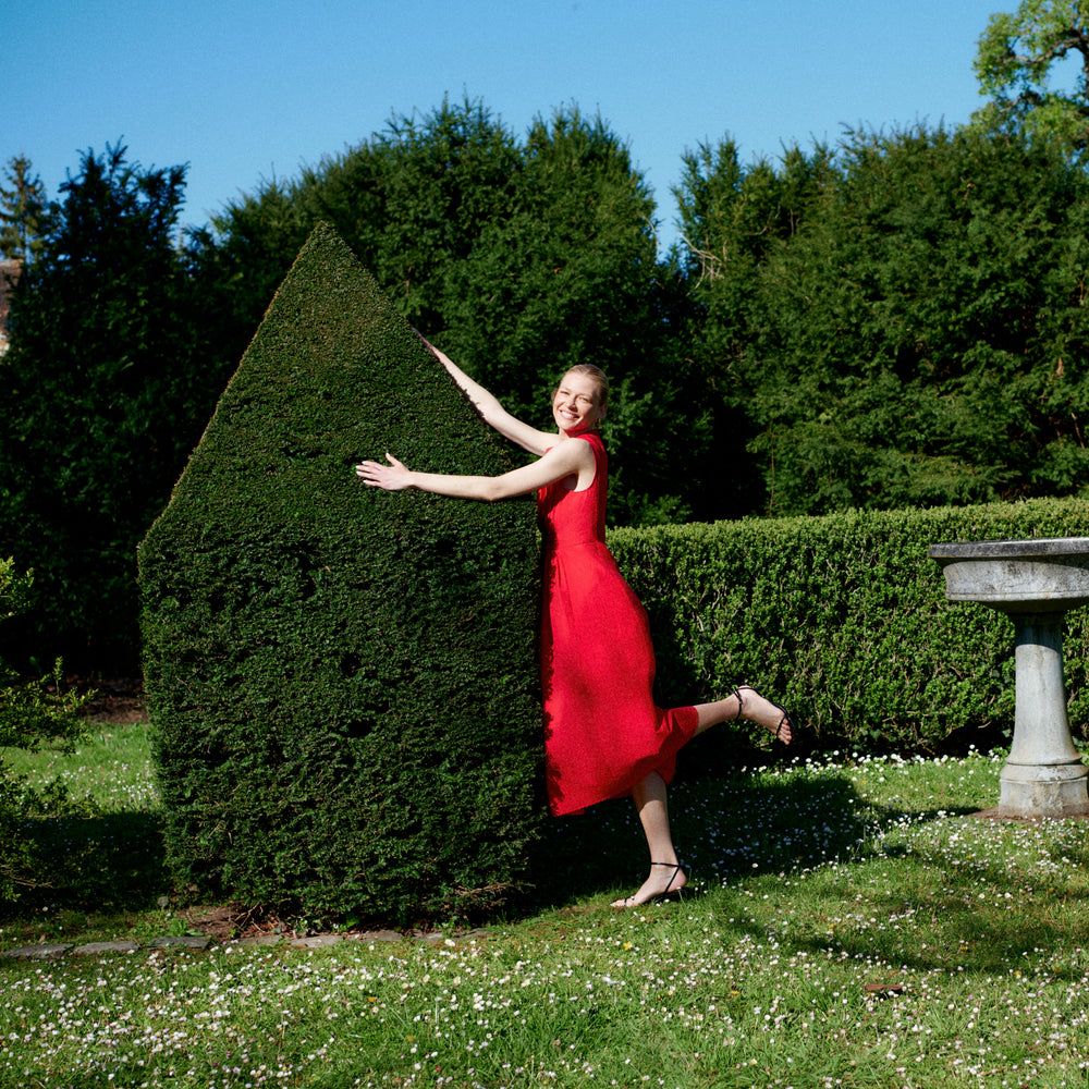 Vita Soirée Dress, Ribbon Red, image 2 of 7