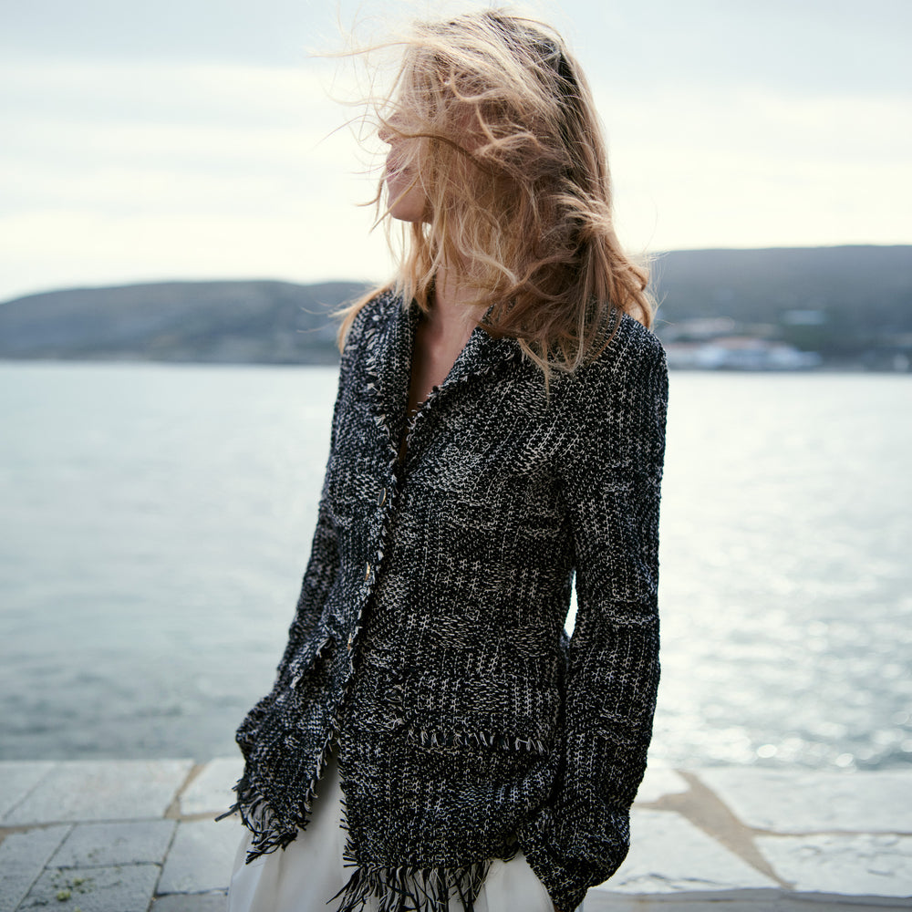 Porter Heirloom Jacket, Black / White, image 6 of 8