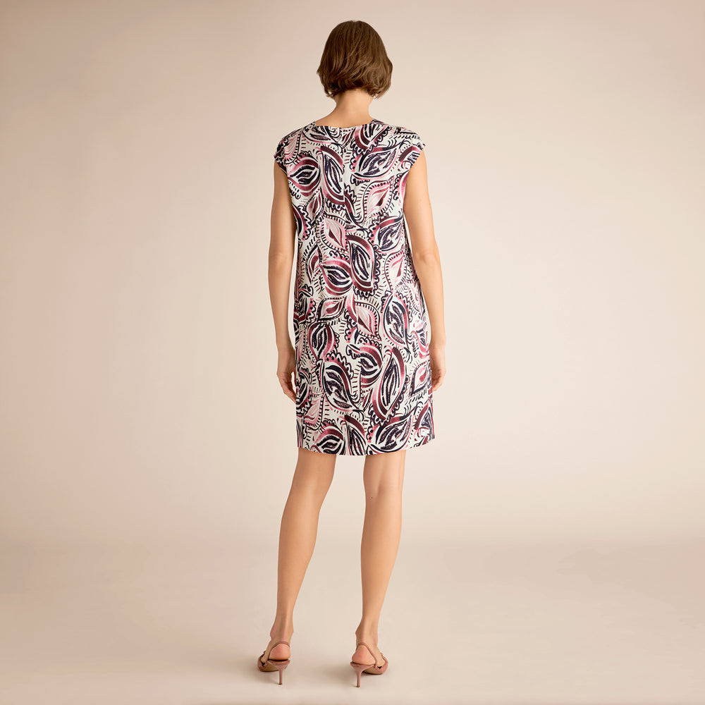 Maaza Effortless Dress - Printed Everyday Satin :: Brushstroke Paisley