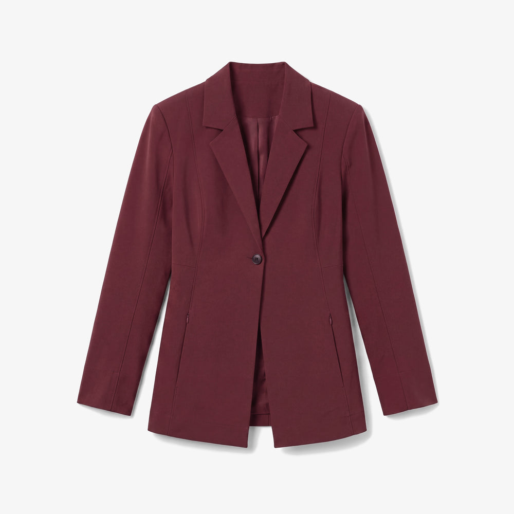 Image of the Moreland Blazer in Aubergine