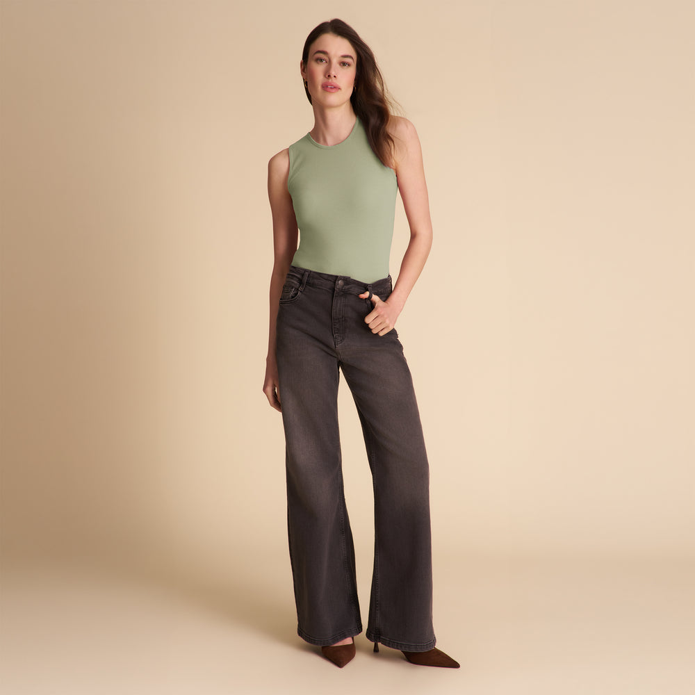 Paige Classic Tank, Sage, image 2 of 4
