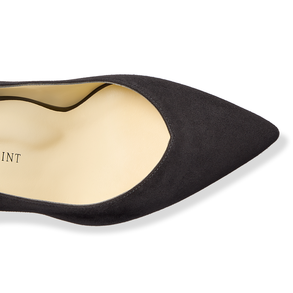 Sarah Flint Perfect Kitten Pump 50, Black Suede, image 5 of 5