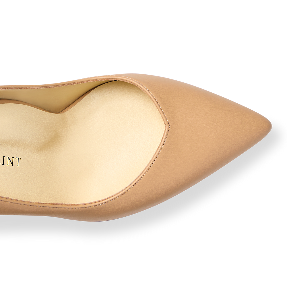Sarah Flint Perfect Kitten Pump 50, Sand Calf, image 5 of 5