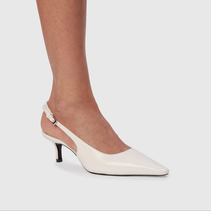 Black Suede Studio Lainey 50 Pump