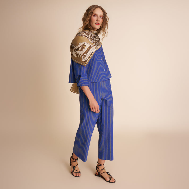 Zaid Cropped Button-Down