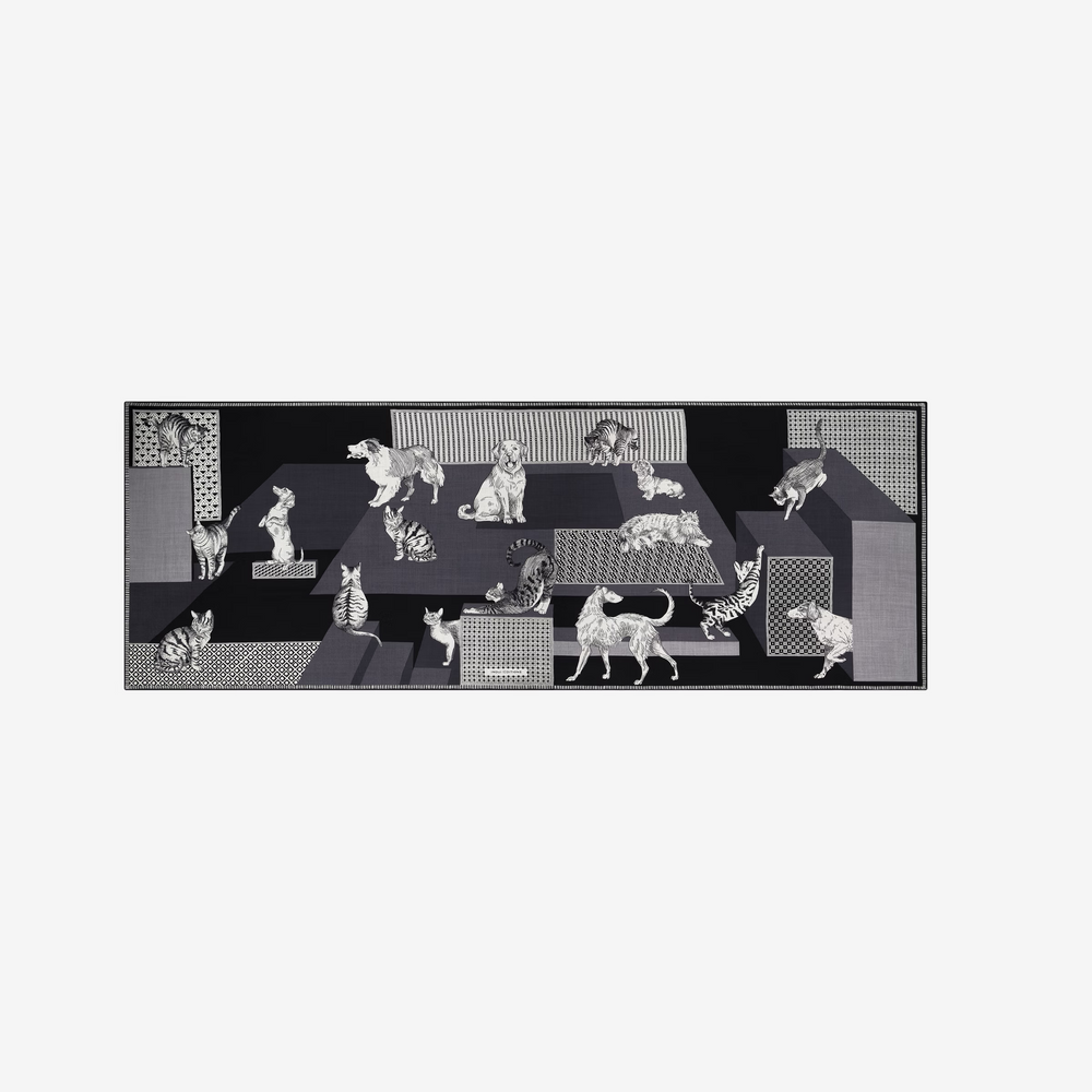 Inoui Editions Scarf 70, Les Cheris Black, image 2 of 3